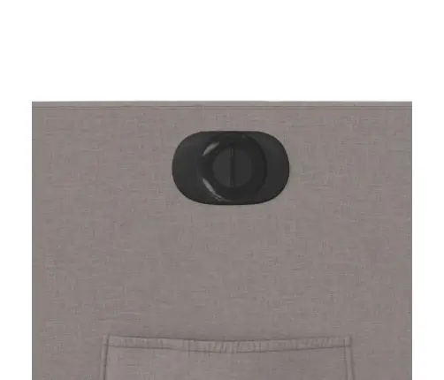 Elektrisks Atpūtas Krēsls, Atgāžams, Pelēkbrūns Audums Vidaxl