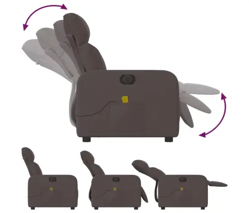 Elektriline Massaažitool, Tumepruun, Kangas