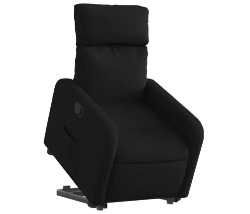 Atpūtas Krēsls, Paceļams, Atgāžams, Melns Audums Vidaxl