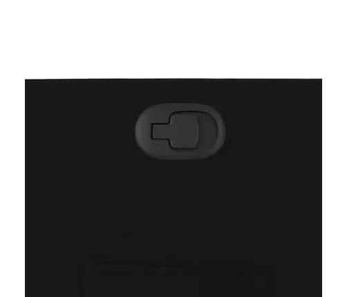 Atpūtas Krēsls, Paceļams, Atgāžams, Melns Audums Vidaxl