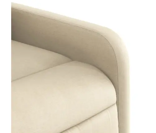 Püsti Tõusmist Toetav Massaažitool, Kreemjas, Kangas