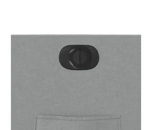 Elektrisks Atpūtas Krēsls Paceļams/Atgāžams Gaiši Pelēks Audums Vidaxl