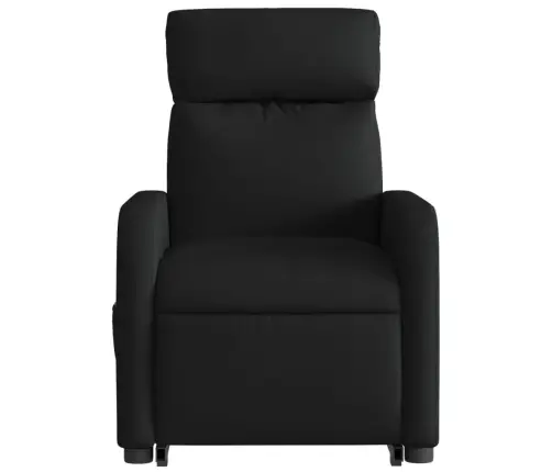 Elektrisks Atpūtas Krēsls, Paceļams, Atgāžams, Melns Audums Vidaxl