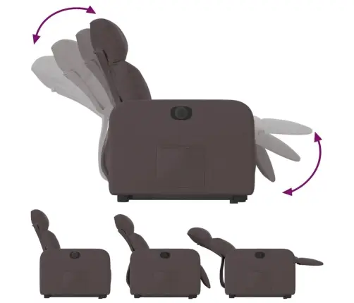 Elektriline Püstitõusmist Toetav Tugitool, Tumehall, Kangas