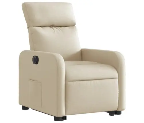 Elektriline Püstitõusmist Toetav Tugitool, Kreemjas, Kangas