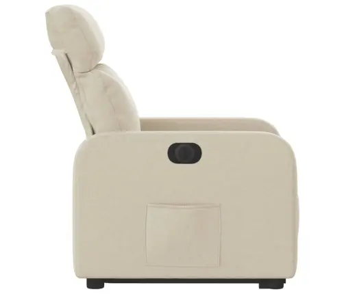 Elektriline Püstitõusmist Toetav Tugitool, Kreemjas, Kangas