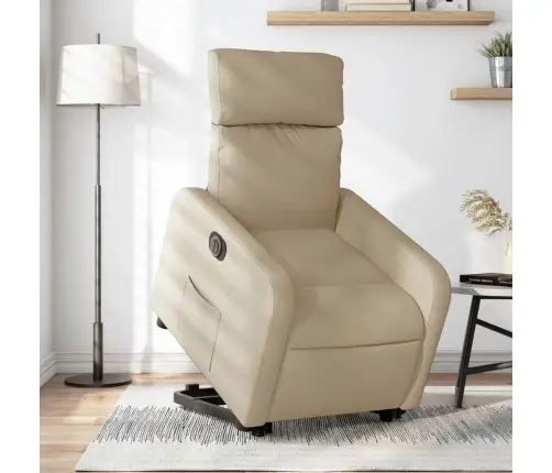 Elektriline Püstitõusmist Toetav Tugitool, Kreemjas, Kangas