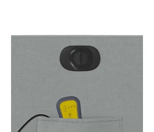 Elektriline Püsti Tõusmist Toetav Massaažitool, Helehall Kangas