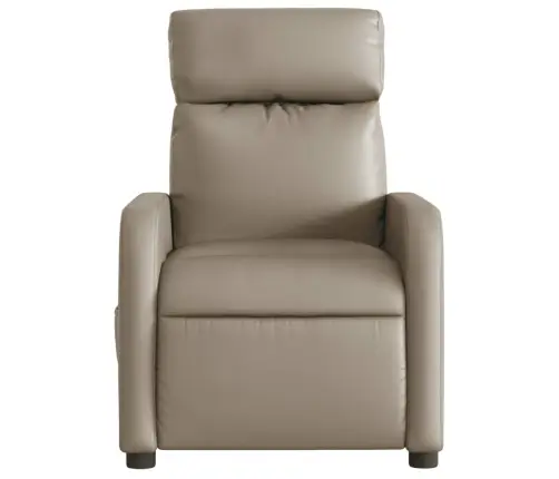 Elektrisks Atpūtas Krēsls, Kapučīno Krāsas Mākslīgā Āda Vidaxl Elektrisks Atpūtas Krēsls, Kapučīno Krāsas Mākslīgā Āda Vidaxl