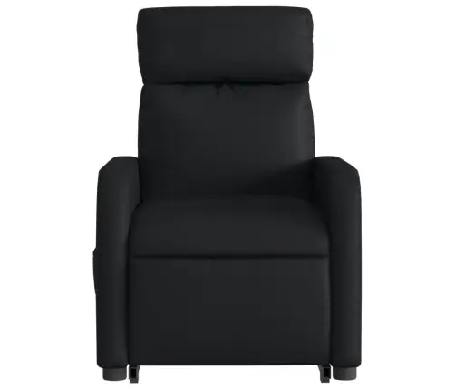Masāžas Krēsls, Paceļams, Atgāžams, Melna Mākslīgā Āda Vidaxl