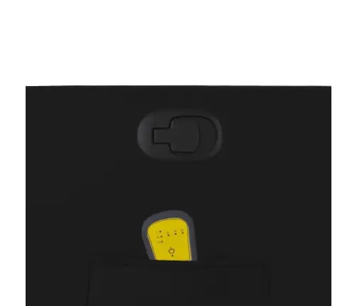 Masāžas Krēsls, Paceļams, Atgāžams, Melna Mākslīgā Āda Vidaxl