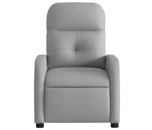 Elektrisks Atpūtas Krēsls, Atgāžams, Gaiši Pelēks Audums Vidaxl