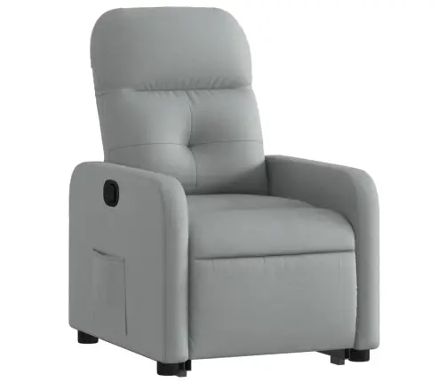 Atsistojantis Atlošiamas Krėslas, Šviesiai Pilkas, Audinys