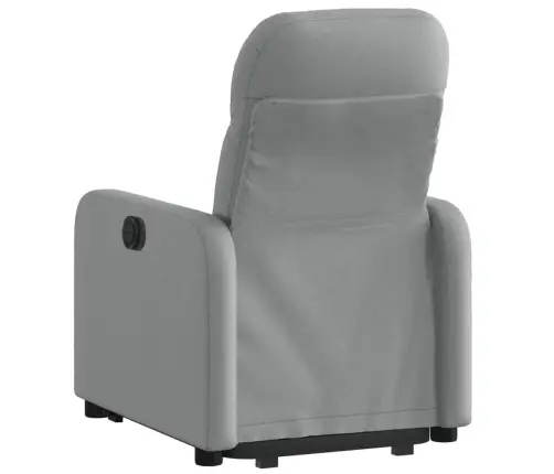 Atsistojantis Atlošiamas Krėslas, Šviesiai Pilkas, Audinys