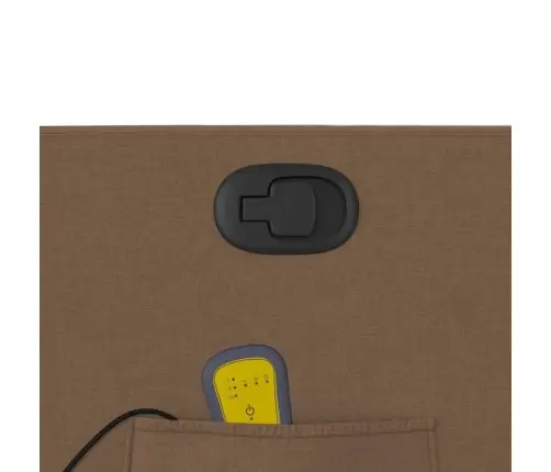 Püsti Tõusmist Toetav Massaažitool, Pruun, Kangas