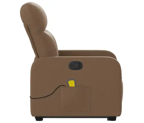 Püsti Tõusmist Toetav Massaažitool, Pruun, Kangas