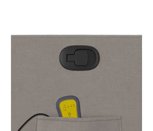 Atsistojantis Atlošiamas Masažinis Krėslas, Taupe, Audinys Atsistojantis Atlošiamas Masažinis Krėslas, Taupe, Audinys