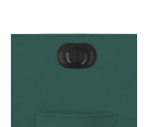 Elektrisks Atpūtas Krēsls, Paceļams/Atgāžams, Tumši Zaļš Audums Vidaxl