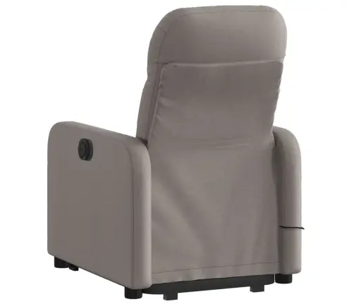 Atsistojantis Elektrinis Masažinis Krėslas, Taupe, Audinys