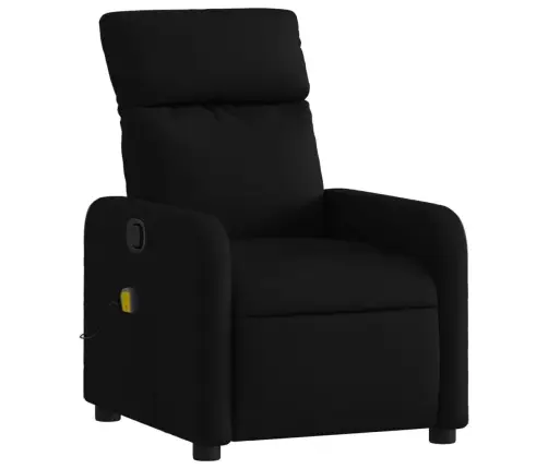 Masāžas Krēsls, Atgāžams, Melns Audums Vidaxl