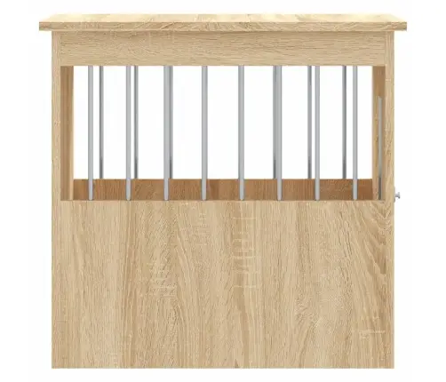 Suņu Būris, Ozolkoka Krāsa, 45X62X59 Cm, Inženierijas Koks Vidaxl