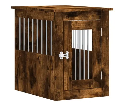 Narvas Šunims, Dūminio Ąžuolo, 45X62X59cm Apdirbta Mediena