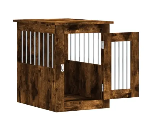 Narvas Šunims, Dūminio Ąžuolo, 45X62X59cm Apdirbta Mediena