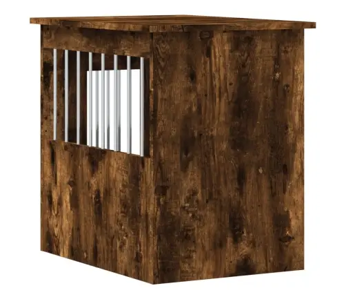 Narvas Šunims, Dūminio Ąžuolo, 45X62X59cm Apdirbta Mediena