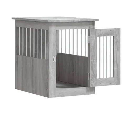 Narvas Šunims, Pilkas Ąžuolo, 45X62X59cm Apdirbta Mediena