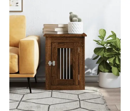 Narvas Šunims, Rudas Ąžuolo, 45X62X59cm Apdirbta Mediena