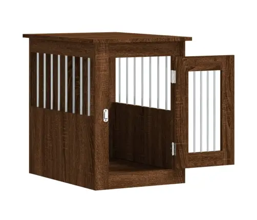 Narvas Šunims, Rudas Ąžuolo, 45X62X59cm Apdirbta Mediena