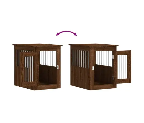 Narvas Šunims, Rudas Ąžuolo, 45X62X59cm Apdirbta Mediena