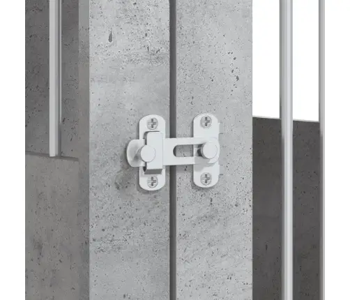 Suņu Būris, Betona Pelēks, 55X75X65 Cm, Inženierijas Koks Vidaxl