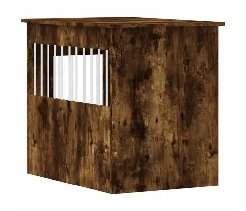 Suņu Būris, Ozolkoka Krāsa, 55X80X68 Cm, Inženierijas Koks Vidaxl