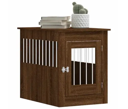 Narvas Šunims, Rudas Ąžuolo, 55X80X68cm Apdirbta Mediena