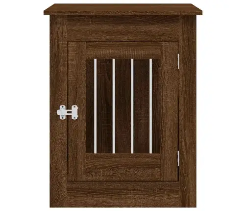 Narvas Šunims, Rudas Ąžuolo, 55X80X68cm Apdirbta Mediena