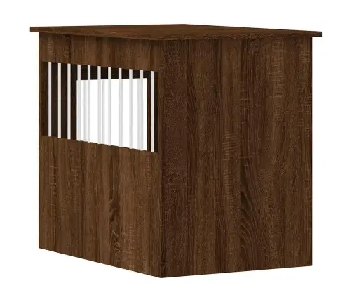 Narvas Šunims, Rudas Ąžuolo, 55X80X68cm Apdirbta Mediena