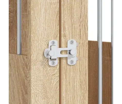 Suņu Būris, Ozolkoka Krāsa, 64,5X80X71 Cm, Inženierijas Koks Vidaxl