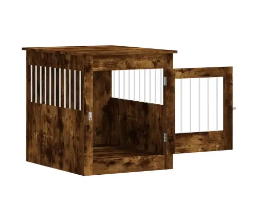 Narvas Šunims, Dūminio Ąžuolo, 64,5X80X71cm Apdirbta Mediena