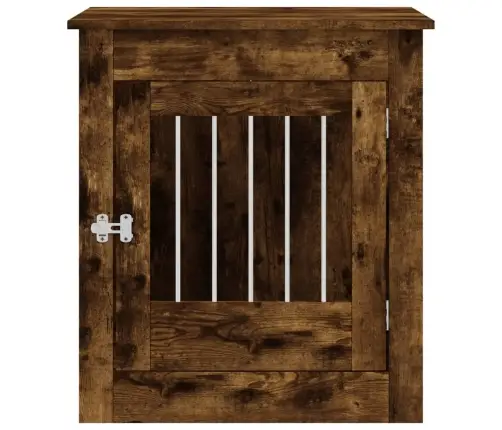 Narvas Šunims, Dūminio Ąžuolo, 64,5X80X71cm Apdirbta Mediena