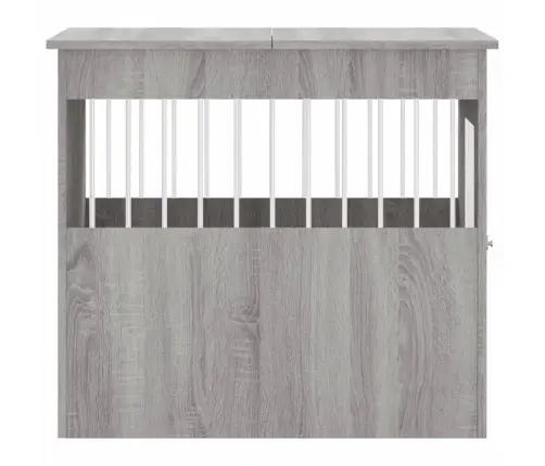 Suņu Būris, Pelēka Ozola, 64,5X80X71 Cm, Inženierijas Koks Vidaxl