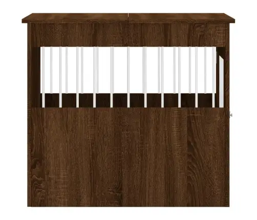 Suņu Būris, Ozolkoka Krāsa, 64,5X80X71 Cm, Inženierijas Koks Vidaxl