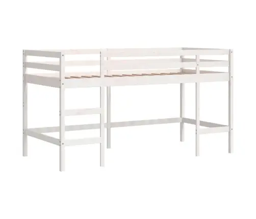 Bērnu Augstā Gulta Ar Tuneli, Rozā, 90X200 Cm, Priedes Koks Vidaxl