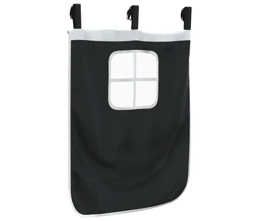 Aizkari Augstajai Gultai, Melni Ar Baltu, Poliesters Vidaxl