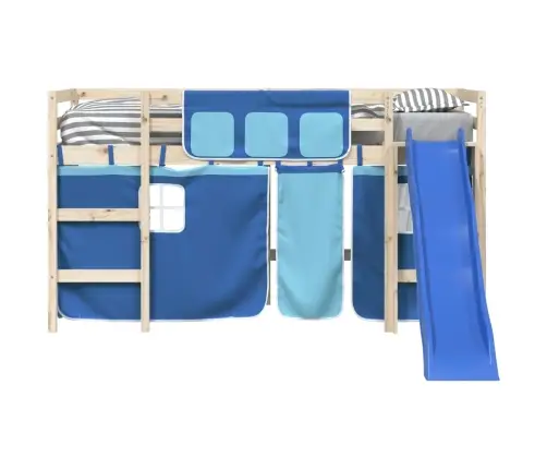 Aizkari Augstajai Gultai, Zili, Poliesters Vidaxl