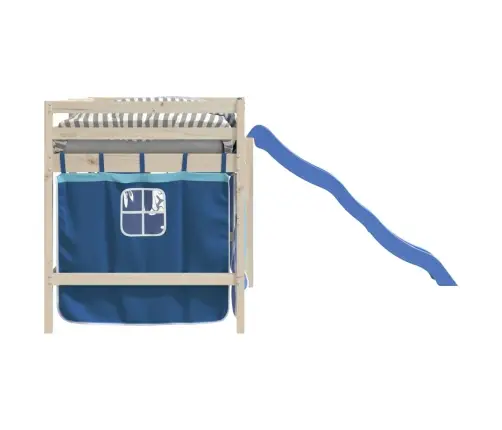 Aizkari Augstajai Gultai, Zili, Poliesters Vidaxl