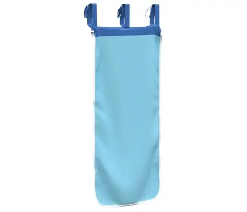 Aizkari Augstajai Gultai Ar Tuneli, Zili, Poliesters Vidaxl