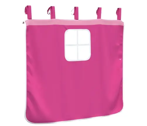 Aizkari Augstajai Gultai Ar Tuneli, Rozā, Poliesters Vidaxl