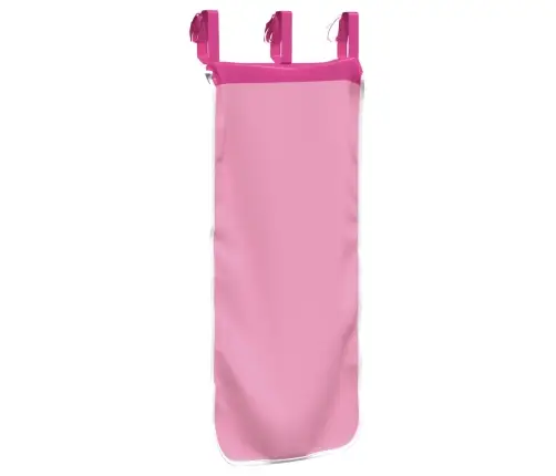 Aizkari Augstajai Gultai Ar Tuneli, Rozā, Poliesters Vidaxl