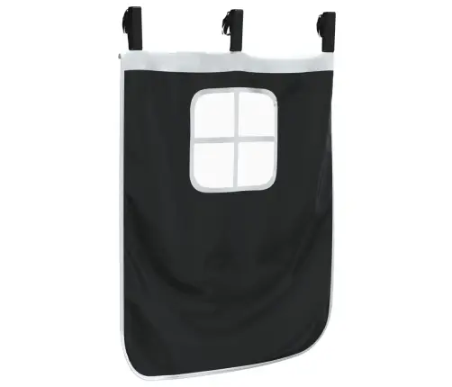 Kardinad Ja Torn Kõrgele Voodile, Valge Ja Must, Polüester